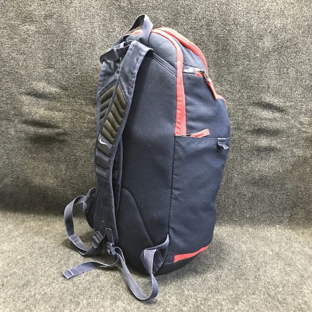 Nike BA5554-414 Hoops Elite Pro Basketball Backpack Navy/Red 38L Polyester Bag